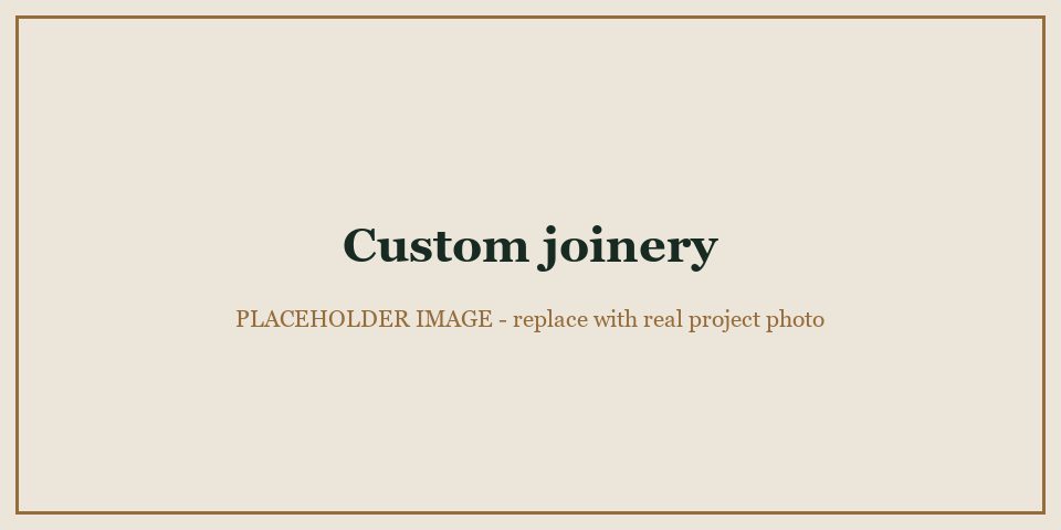 Custom Joinery