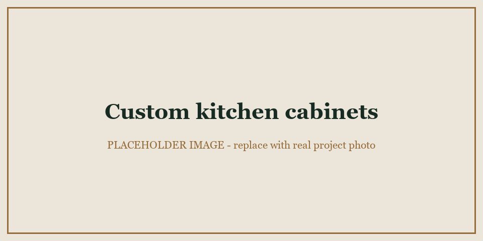 Custom Kitchen Cabinets